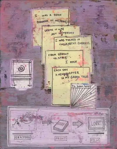 September 27 folio 07, Bean, green tale, lore, shown whole