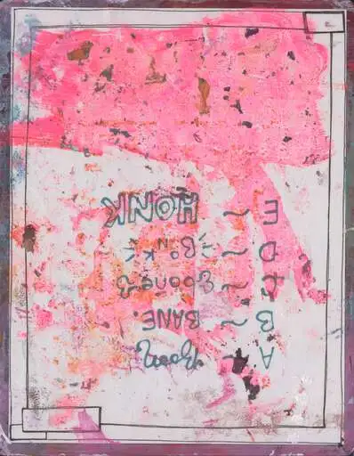 September 27 folio 13, Boon, bane, honk, pink, shown whole