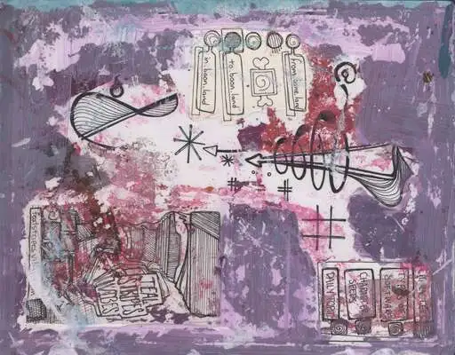 September 27 folio 03, Boon.land arrows, teal stripes, shown whole