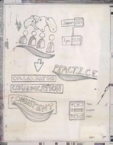 September 27 folio 17, Practice, collaborating, communication, shown whole
