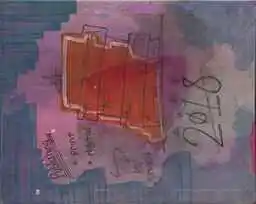 Publishing, print, digital, Spwashi, and 2018 lettered beside an orange block on a pink cloud